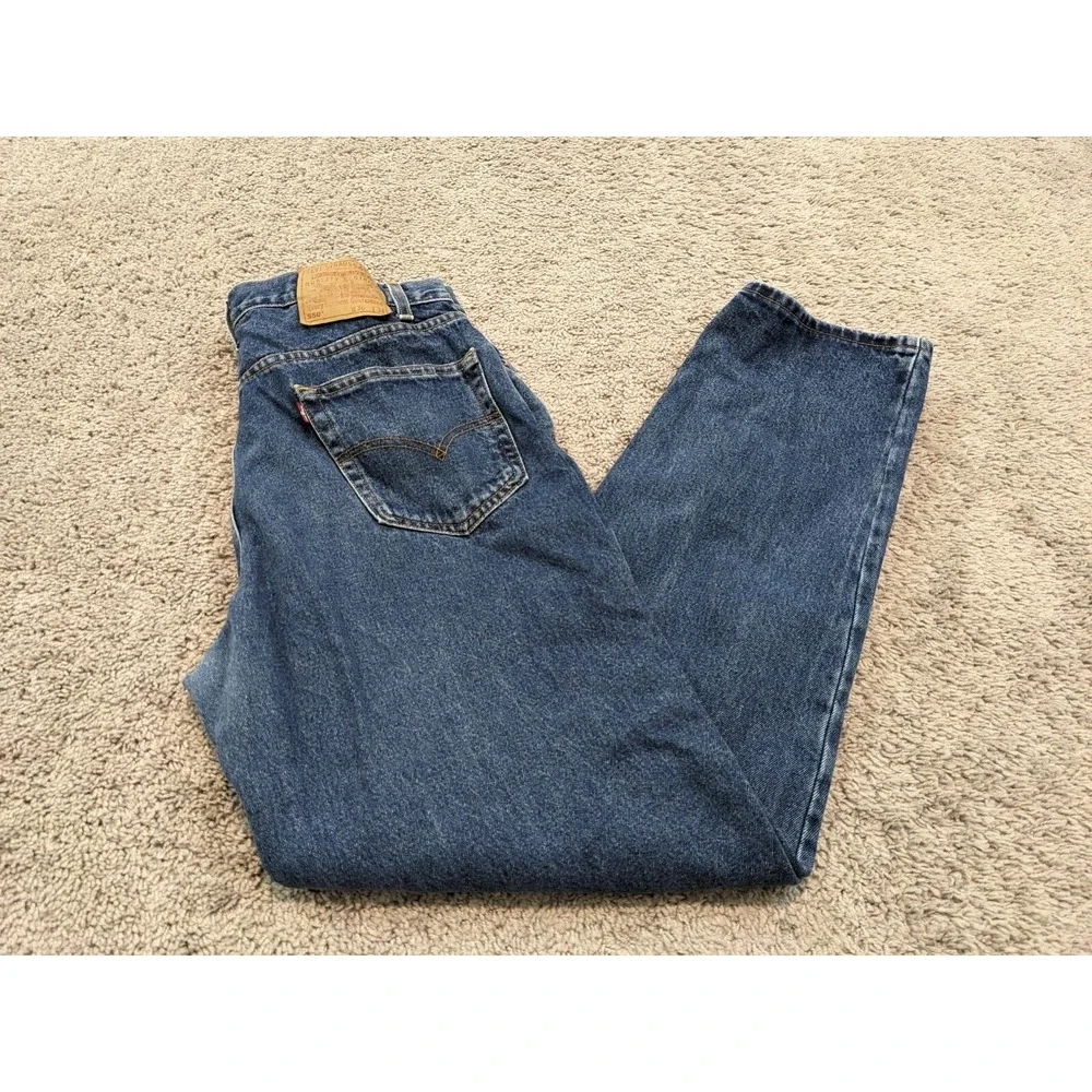 Vintage Levis 550 Mens 36x34 Relaxed Fit Made In Mexico Blue Y2K